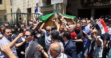 قيادات ماسبيرو في جنازة الإعلامية صفاء حجازى