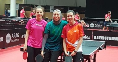 لاعبات الطاولة يتأهلن لربع نهائى البطولة الأفريقية بالكاميرون