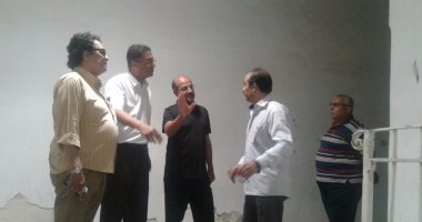 بالصور.. جمعان يعاين استاد الإسكندرية استعداداً لاستضافة دورى أبطال العرب