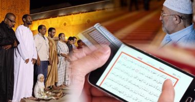 فى شهر رمضان.. هواتف المصريين من النغمات الدينية للتطبيقات الإسلامية.. المصاحف الإلكترونية ومواعيد الإفطار والسحور وإمساكية رمضان تحتل الهواتف الذكية.. وصفحات فيس بوك وتويتر تمتلئ بالأدعية الدينية