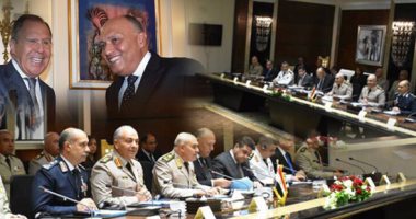 سامح شكرى: توجيه الضربات للإرهابيين فى ليبيا تم بالتنسيق مع الجيش الوطنى..ولافروف: موسكو والقاهرة ستتعاونان لمواجهة الإرهاب..ومشروع الضبعة سيوفر  فرص العمل ولا شروط لاستئناف الطيران وقتلة القذافي ليسوا ليبيين