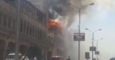 قارئ يشارك بفيديو لحريق بأحد المبانى السكنية بالكوربة فى مصر الجديدة