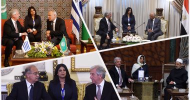 كواليس زيارة رئيس أوروجواى للأزهر ومجلس الوزراء والبرلمان والجامعة العربية