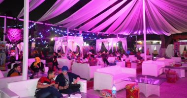 بالصور.. إقبال كبير على خيمة شارع المعز بنادى الصيد