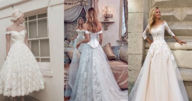 بالصور..5 موديلات لفساتين الزفاف هتناسب الفتاه الطويلة
