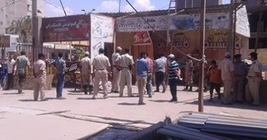 بالصور.. إزالة مدينة ملاهي مقامة على أرض أملاك دولة بالدقهلية