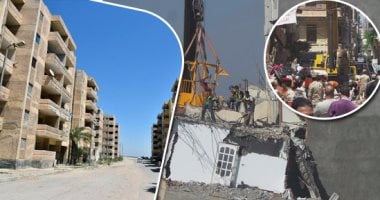 بالصور.. استئناف العمل بهدم عقار "الأزاريطة" لليوم الثالث على التوالى.. نيابة شرق الإسكندرية تحبس صاحبة عقار الأزاريطة المائل 4 أيام.. وتقرر سرعة ضبط وإحضار الملاك الفعليين للعقار وإخلاء سبيل رئيس الحى