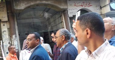 بالصور..وفد نقابة المهندسين فى زيارة لمقرالعقارالمائل بالإسكندرية 