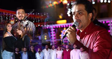 على الهلباوى نجم خيمة "مولانا" بحضور نجوم المجتمع