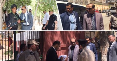 في أول أيام امتحانات الثانوية العامة..الشرطة تحمي اللجان من الخارج .. الأمن يضبط طالبا صور بعض أسئلة البوكلت وسربها على الانترنت..ونظم المعلومات تحاصر صفحات الغش..مساعد وزير الداخلية لوسط الصعيد يتفقد اللجان