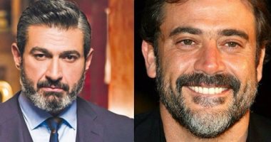 بالصور.. ياسر جلال VS النجم العالمى Jeffy Morgan مين أحلى بالشعر الأبيض؟