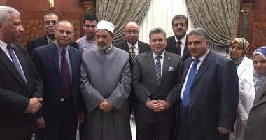 وفد من جامعة بنها فى زيارة لمشيخة الأزهر