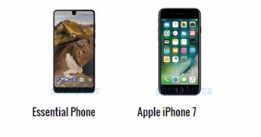 إيه الفرق.. مقارنة بين هاتفى Apple iPhone 7 وEssential Phon