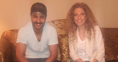 كريم فهمى ضيف جيهان عبد الله فى "احكى يا شهريار"