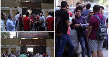 الأمن يكشف محاولة طالب ثانوى بلجنة المنيرة إخفاء التليفون بحذائه