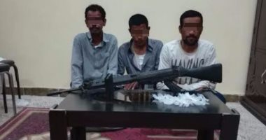 سقوط 3 بحوزتهم سلاح غربى وربع كيلو هيروين فى التل الكبير بالإسماعيلية