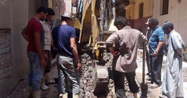 بالصور .. حملات نظافة وإصلاح الصرف الصحي بمدن فوه وقلين ودسوق بكفر الشيخ