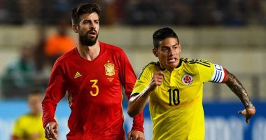 شاهد.. إسبانيا تتعادل مع كولومبيا 1 - 1 بالشوط الأول 