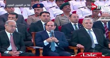 السيسي لرافضى تقنين أوضاعهم: "ذراعى مش ملوى وبين البايع والشارى يفتح الله"