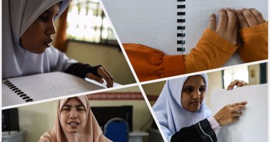 "نور على نور".. كفيفات ماليزيا يقرأن القرآن على طريقة "برايل"