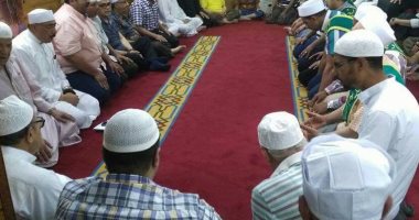 بالصور.. الطرق الصوفية بالإسكندرية تحتفل بالنصف من رمضان بالمرسى أبو العباس
