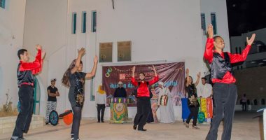 بالصور..  فرقة السويس للآلات الشعبية تحيى ليالى رمضان   