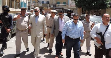 مدير أمن البحيرة يتفقد المنشآت الشرطية بدمنهور ويشدد على حسن معاملة المواطنين