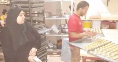 ضبط مصنع حلويات غير مرخص وفرن بلدى به مخالفات فى حملة لتموين بنى سويف