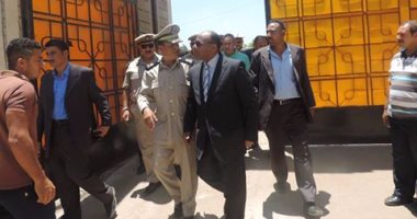 بالصور ..مدير أمن الغربية يتفقد الخدمات الأمنية على دير مارى مينا الأثرى