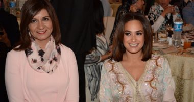 بالصور.. حفل تكريم هند صبرى وسيمون وعايدة الأيوبى بحضور نبيلة مكرم