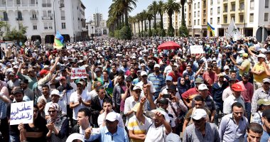 بالصور.. مظاهرة حاشدة فى الرباط تضامنا مع المحتجين بمنطقة الريف