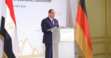  السيسي يدعو الشركات الألمانية لزيادة حجم استثماراتها فى مصر