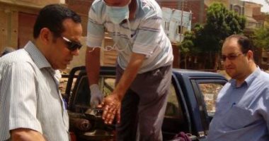بالصور .. حملة موسعة لمقاومة البعوض بمنطقة مشروع المعوجة بالمنوفية