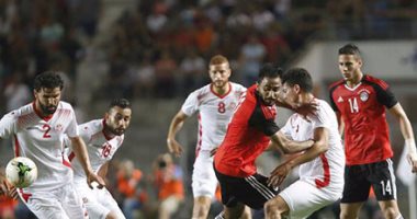شاهد هدف منتخب تونس فى مرمى الفراعنة 