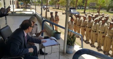 مساعد وزير الداخلية لوسط الصعيد يتفقد مراكز التدريب بأسيوط