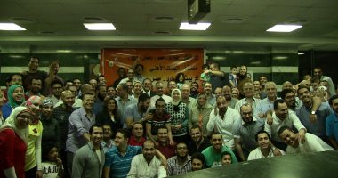 بالصور.. إفطار جماعى لأطباء طوارئ مصر بمستشفى البنك الأهلى