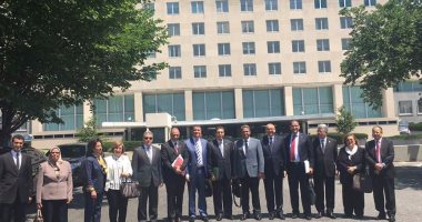 بالصور..تفاصيل لقاءات الوفد البرلمانى المصرى بواشنطن 