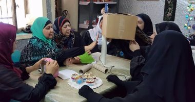 بالصور.. تدوير مخلفات البيئة ورشة فنية بقصر ثقافة المحلة الكبرى