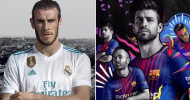 ملف تفاعلى.. أسعار قمصان ريال مدريد وبرشلونة الجديدة