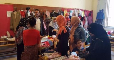 افتتاح معرض خيرى للأيتام وغير القادرين بمدرسة صفية زغلول بالإسماعيلية