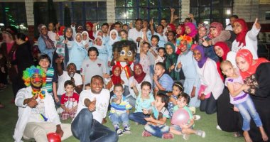 بالصور.. أطفال ذوو الاحتياجات الخاصة ومرضى السرطان فى مائدة واحدة مع نوبة الخير