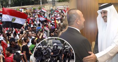 خطة شيطانية جديدة.. وزير خارجية تركيا يتفق مع أمير قطر على الانتقام من مصر لدعمها المقاطعة.. ومصادر تؤكد: أوغلوا طالب تميم باستغلال مصادقة البرلمان على "تعيين الحدود" لتأجيج الأوضاع والوقيعة بين القاهرة والرياض