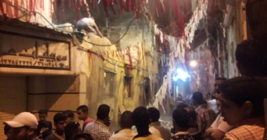 وفاة شخص فى حادث انهيار عقار قديم بحى غرب الإسكندرية