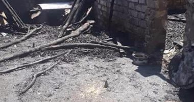 بالصور.. بعد احتراق منزلهما.. مسن وزوجته يناشدان محافظ سوهاج بإنقاذهما