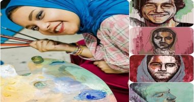 رسامة بورتريهات "آدم" فى لا تطفئ الشمس تكشف كواليس 8 لوحات عن مشاعر الفقد