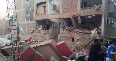 بالصور.. حى شرق أسيوط: انهيار منزلين نتج عن قيام أحد الجيران بحفر مجاور