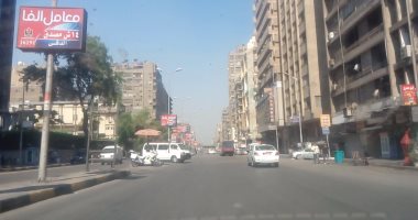 سيولة مرورية فى شوارع وميادين القاهرة والجيزة