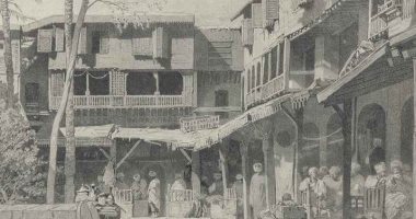 شاهد بالصورة.. لوحة "مقهى خان الخليلى" لـ ألبرتو باسينى قبل بيعها فى كريستى
