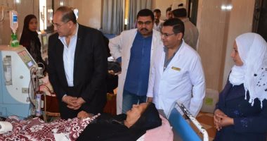 محافظ سوهاج يتفقد مستشفى طهطا المركزى