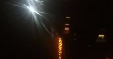 قارئ يرصد أعمال بناء لعقار مخالف تتم فجرا فى محرم بك بالإسكندرية